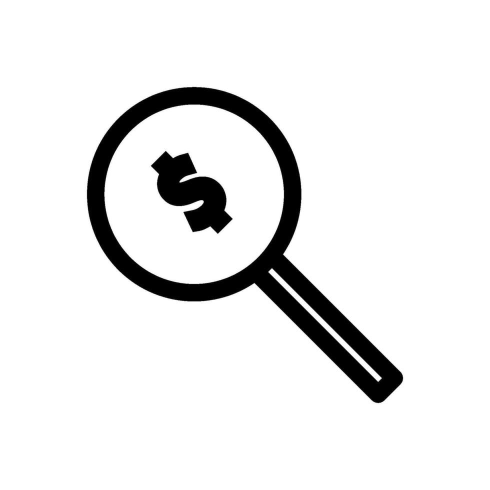 magnify icon design vector template