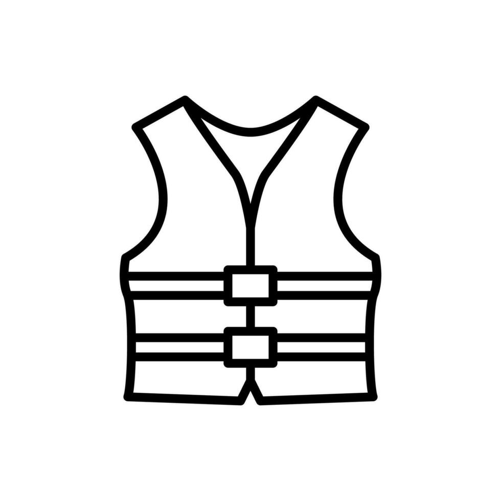 life jacket icon design vector template