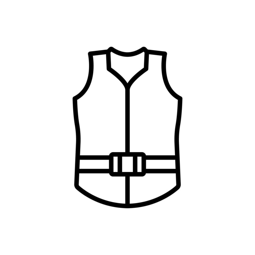life jacket icon design vector template