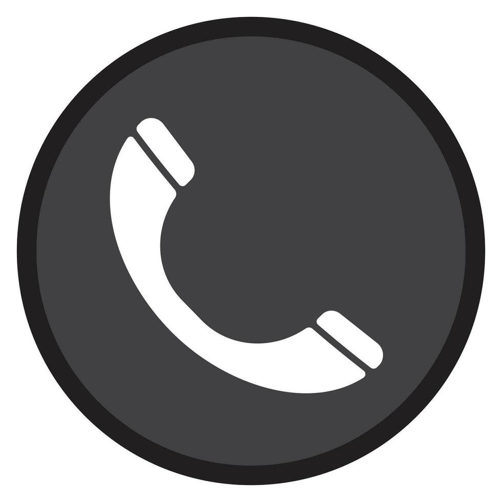 Phone call Vector icon design