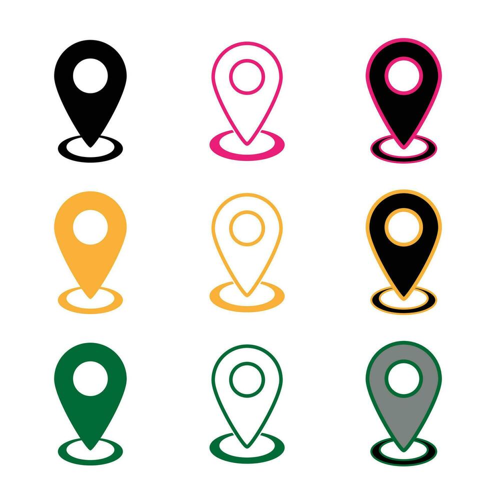 locations vector icon design