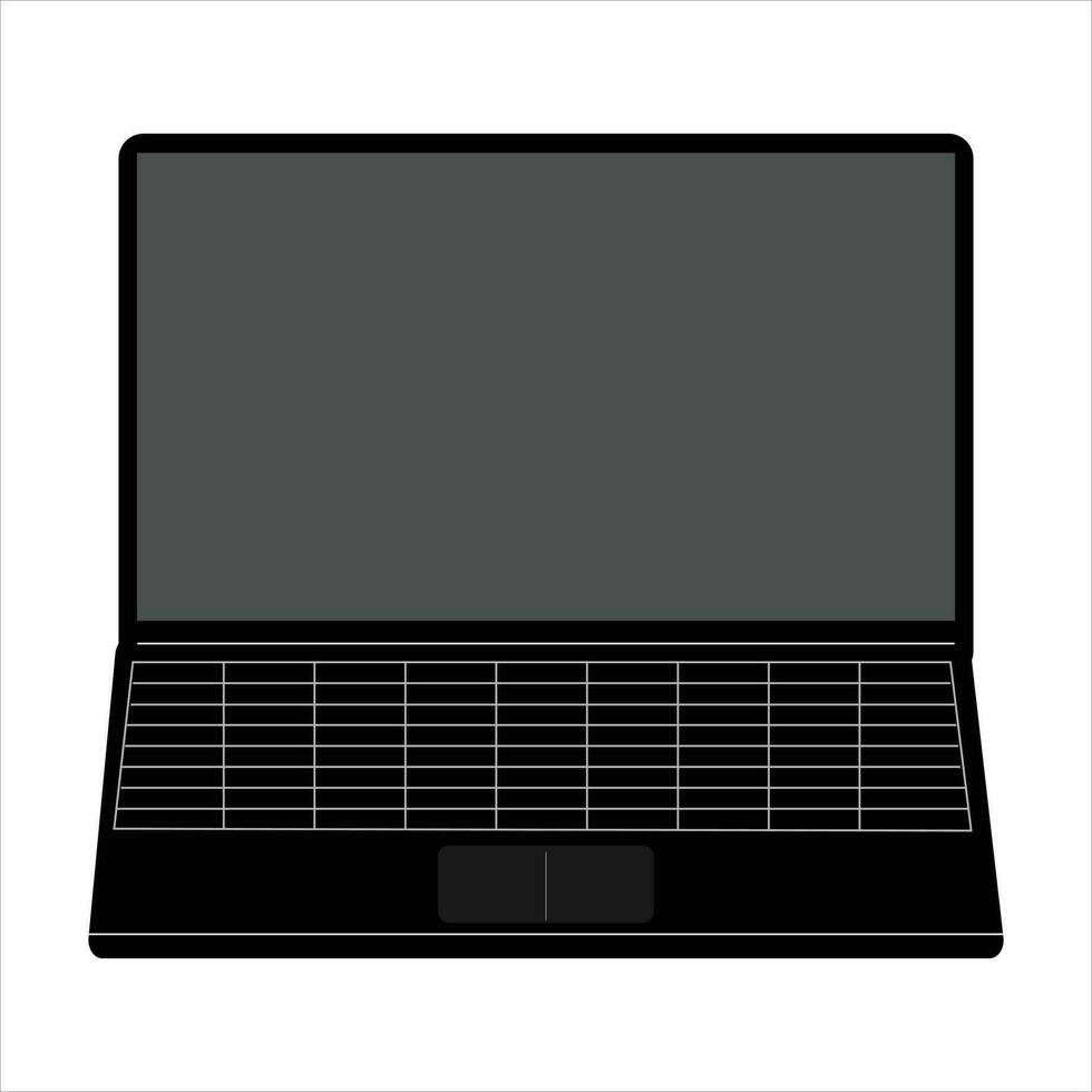 vector laptop computer design