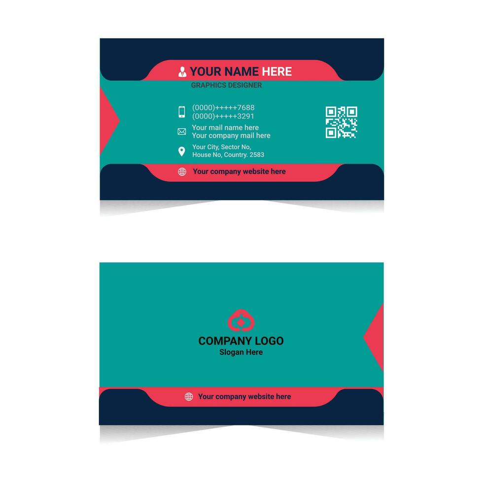 vector corporate business card design