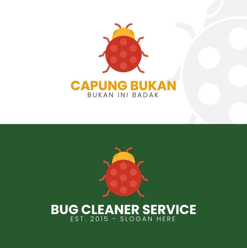 Bug Cleaner Base Logo Editable Vector