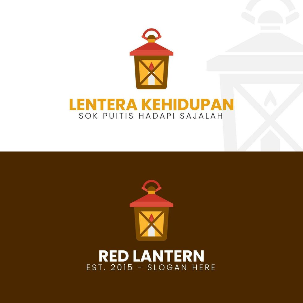 linterna base logo editable vector