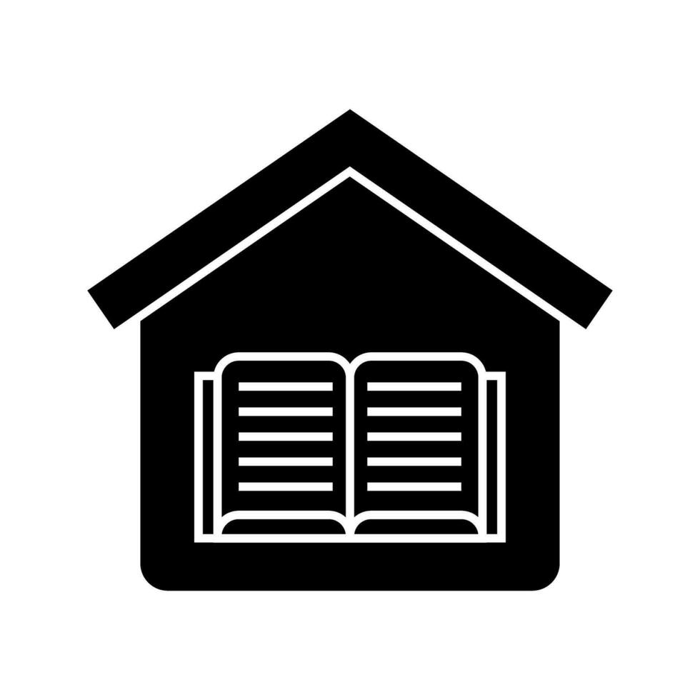 library or bookstore icon vector