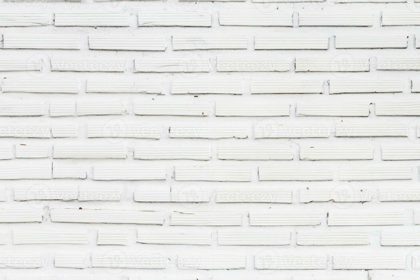 old white brick wall texture for background photo