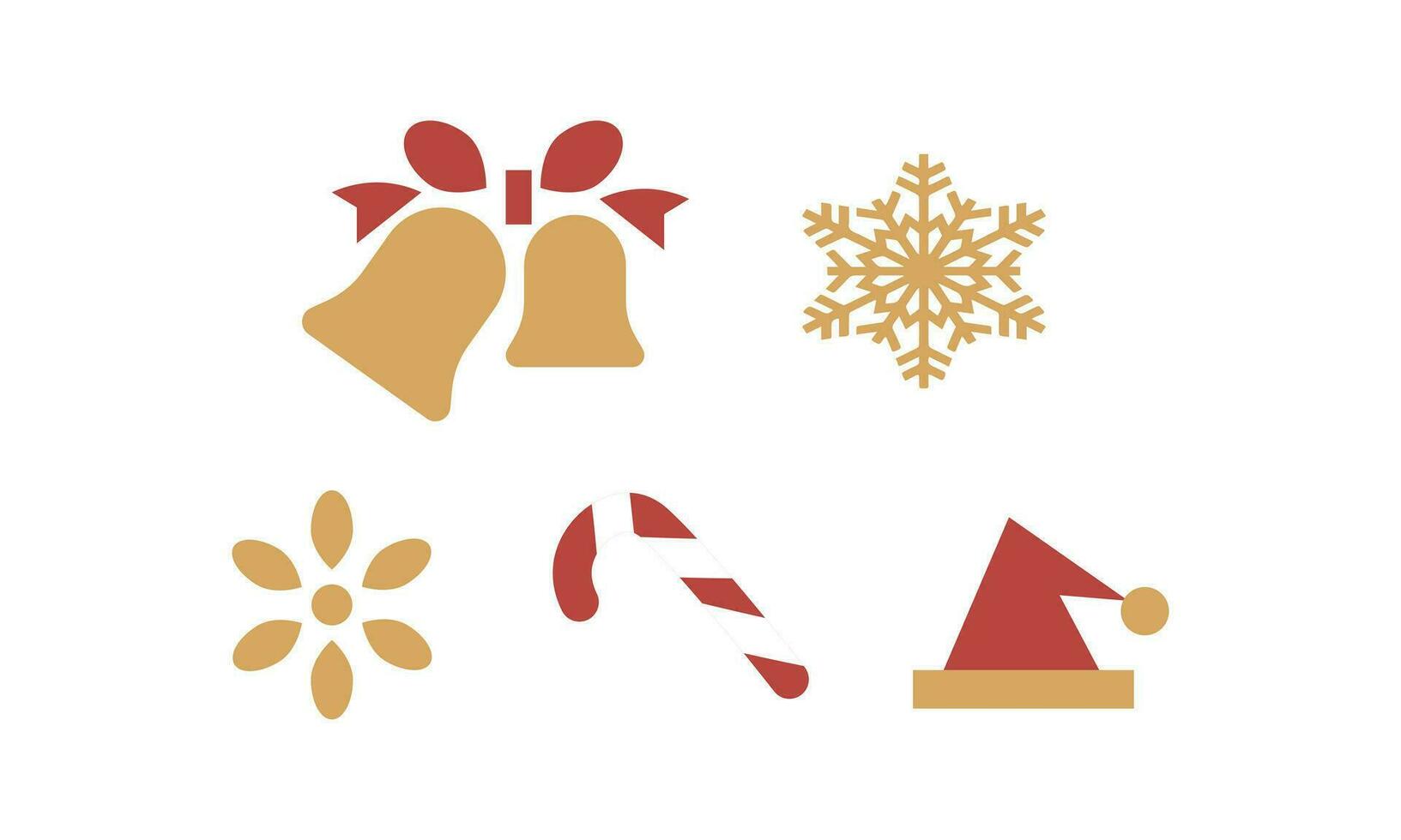 Christmas element collection vector