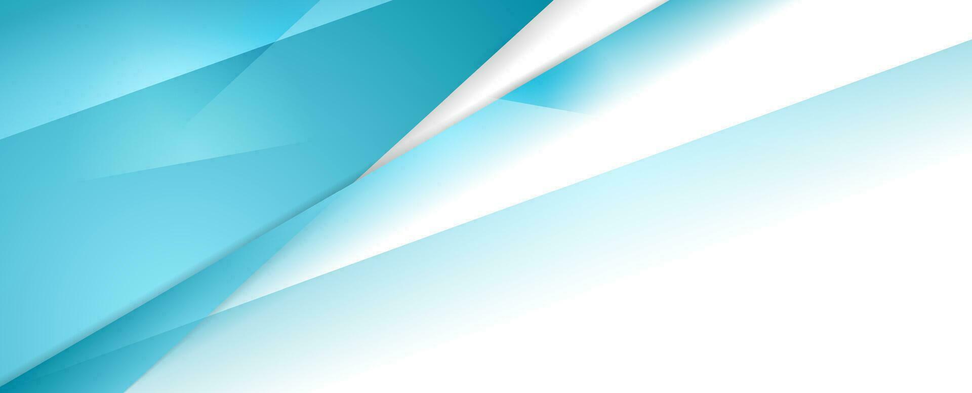 Blue smooth glossy stripes abstract background vector