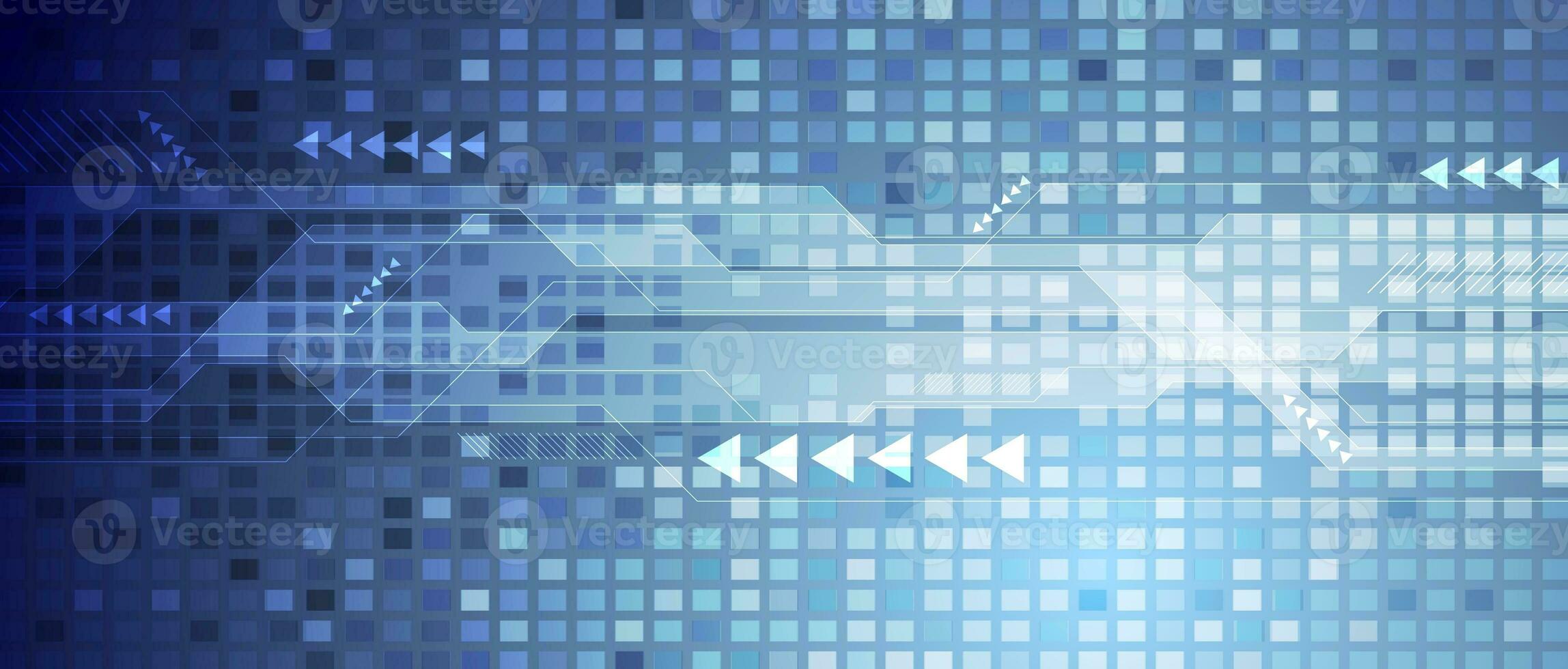 Blue abstract technology digital background photo