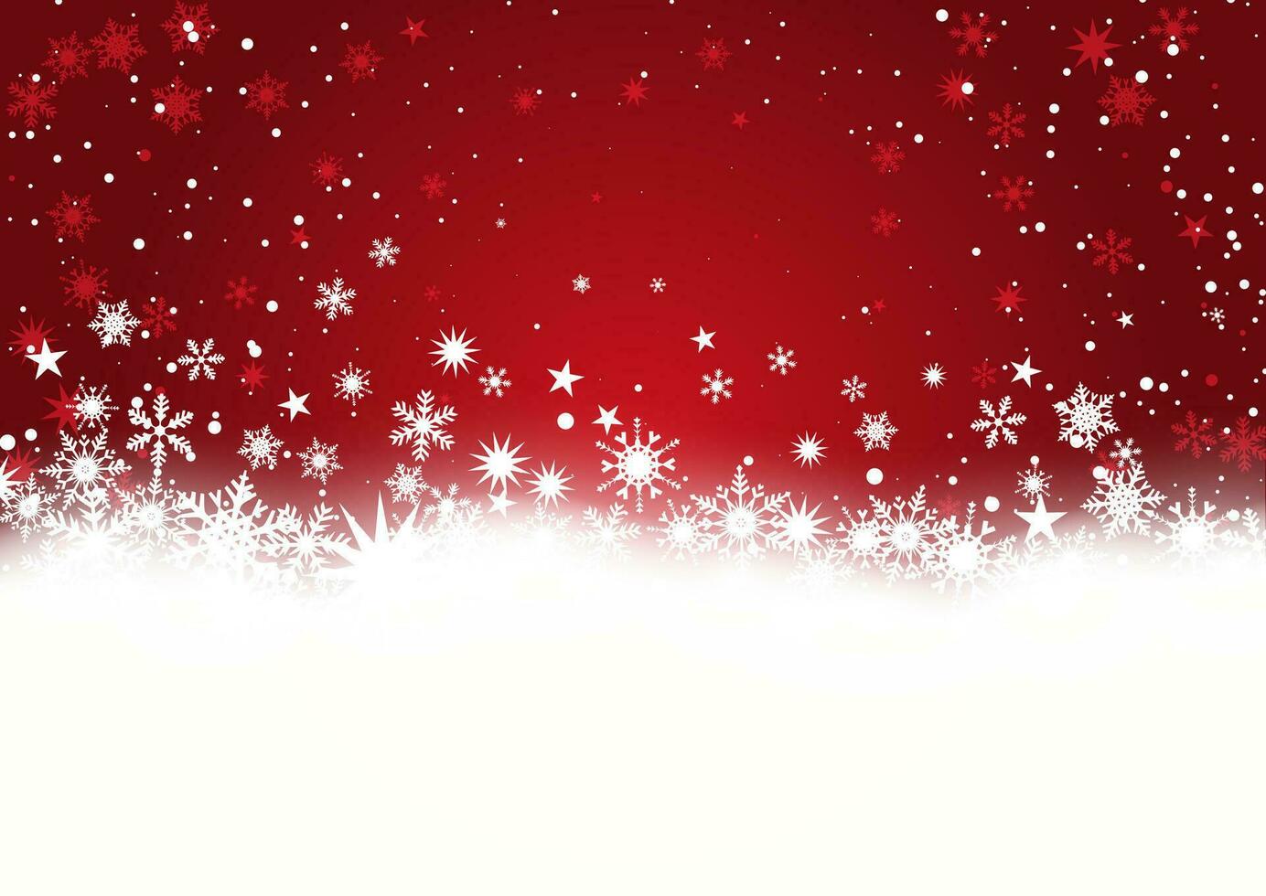 Christmas background with snowflakes and stars design vector