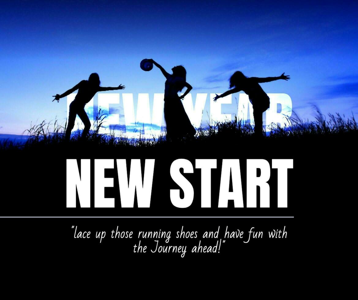 New Year (Resolution, to do list) - Facebook post - New Year New Start template