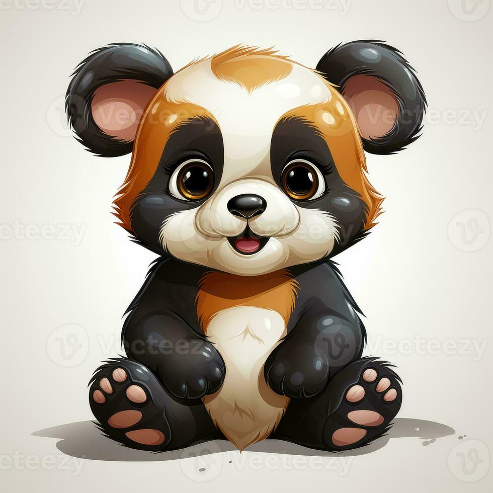 AI generated Cute Baby owl photo