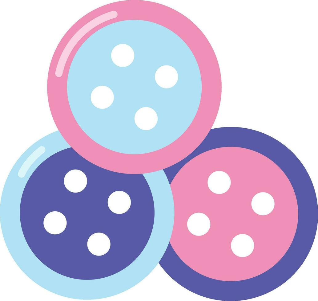 clothing button icon. Sewing button icon vector