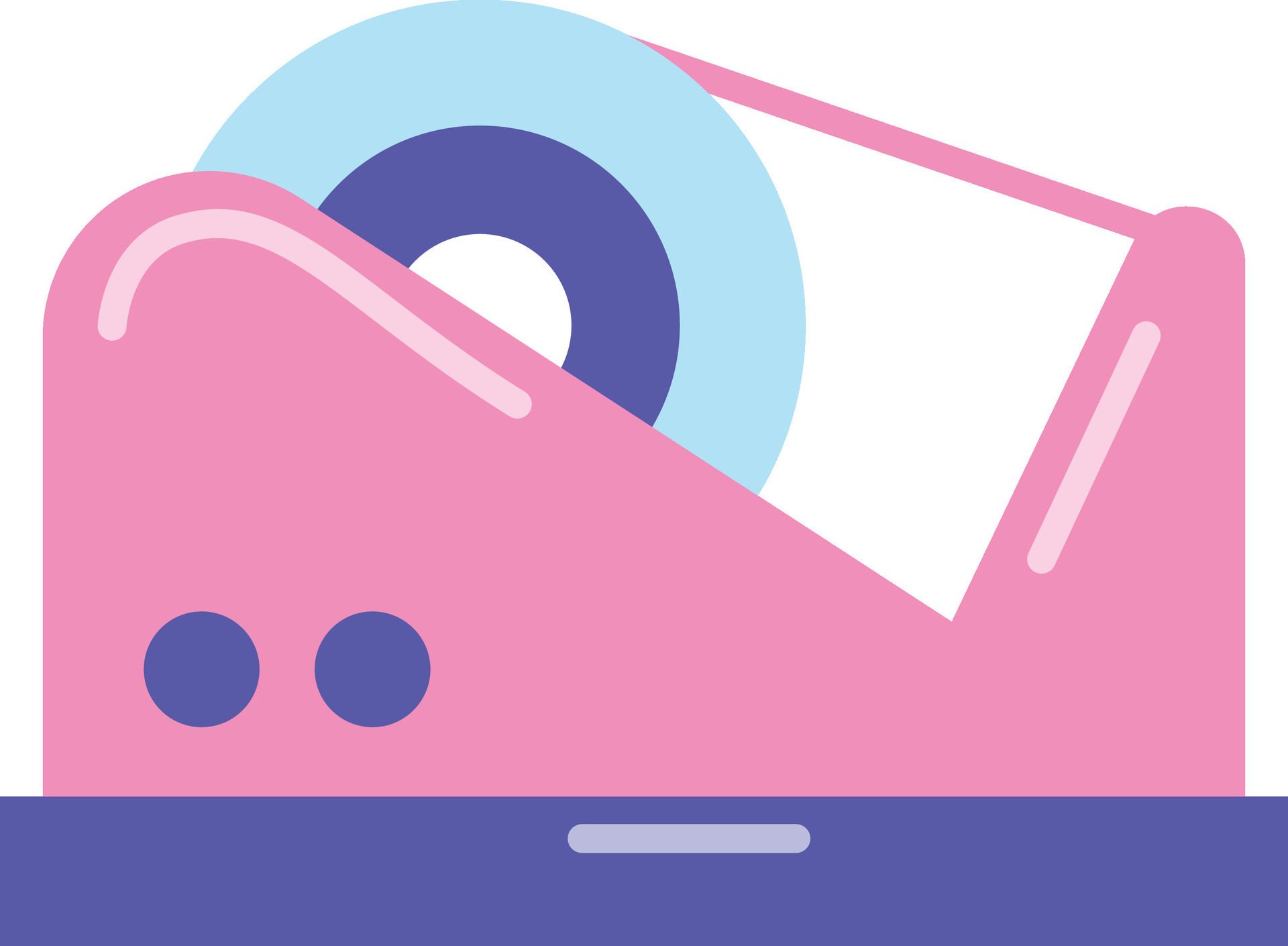 Tape dispenser icon. Tape Dispenser Vector Illustration 34826332 Vector