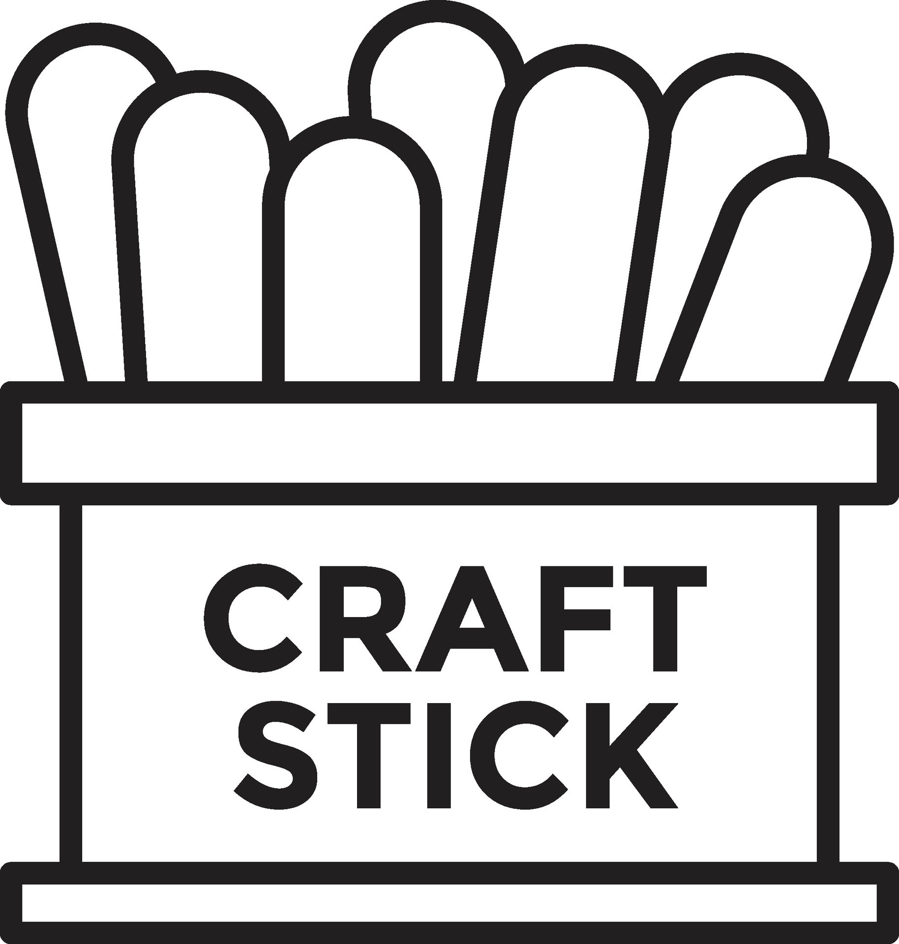 craft sticks icon. craft sticks icon vector illustration 34826338