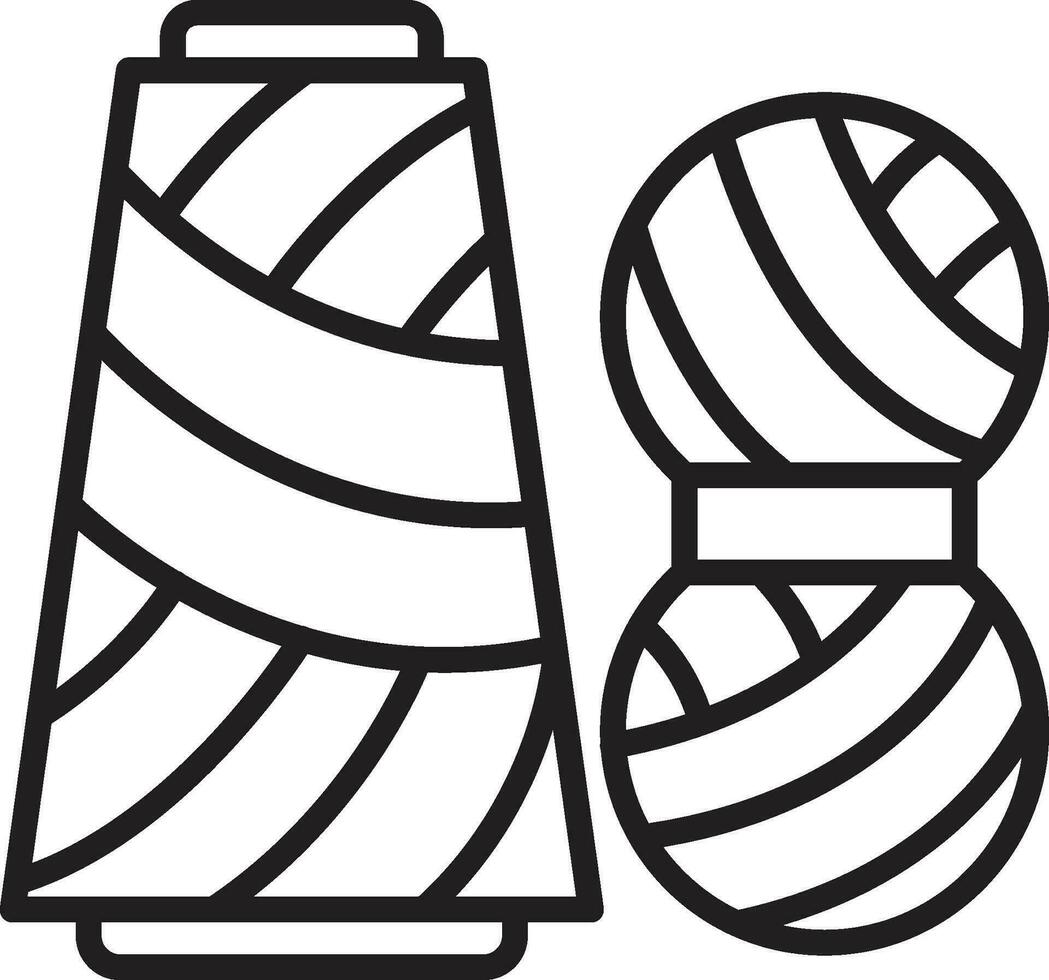 Yarn icon. Sewing Thread icon vector