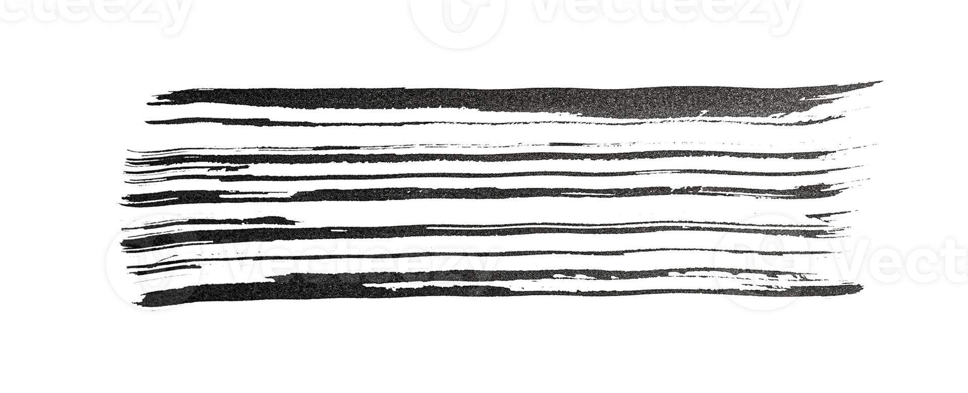Black abstract brush texture stroke and splashes of paint on paper. Grunge art calligraphy transparent background png
