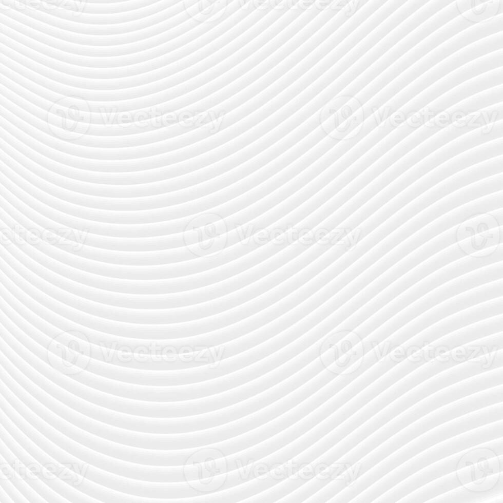 Abstract grey white curved lines and waves photo