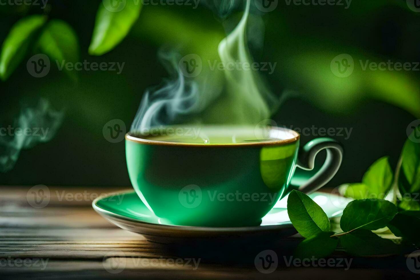 green tea is a great way to get your body in shape. AI-Generated photo
