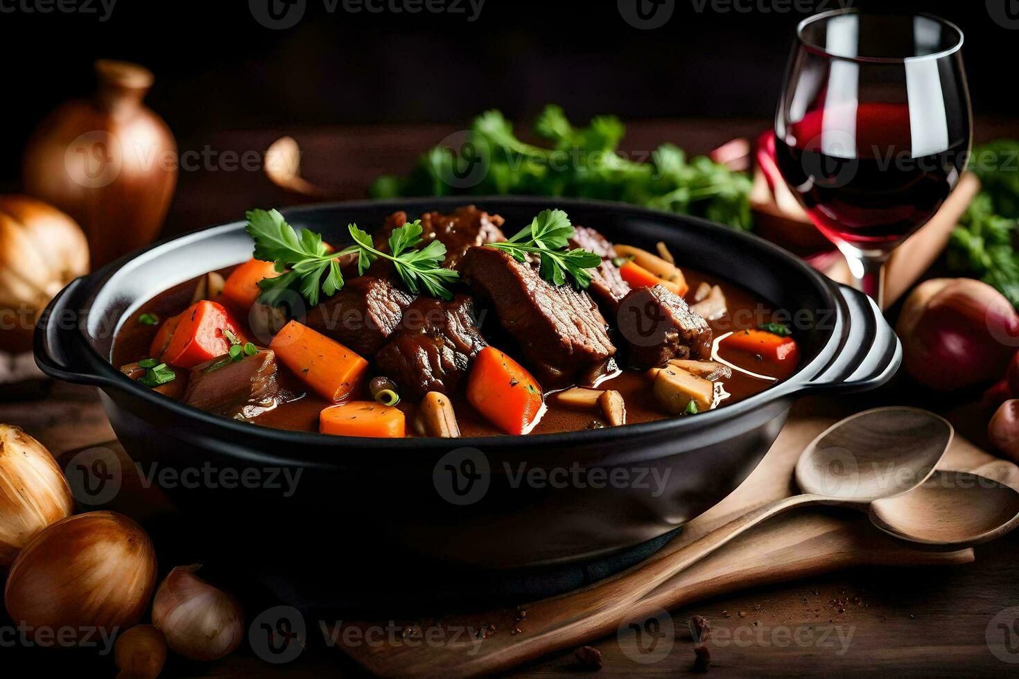 the best beef stew recipes. AI-Generated photo