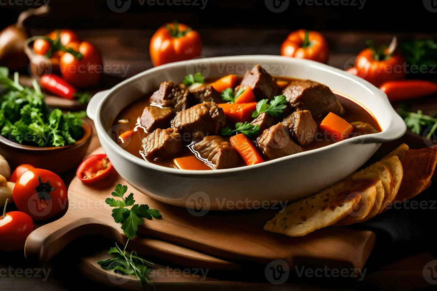 the best beef stew recipes. AI-Generated photo