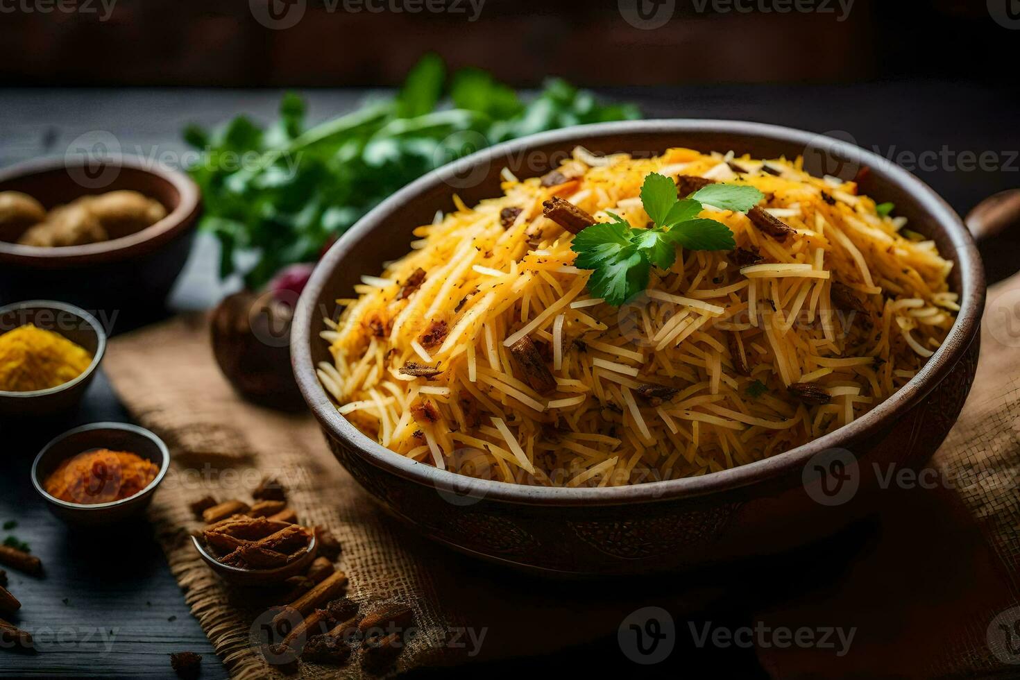 indian food recipes for the whole family. AI-Generated photo