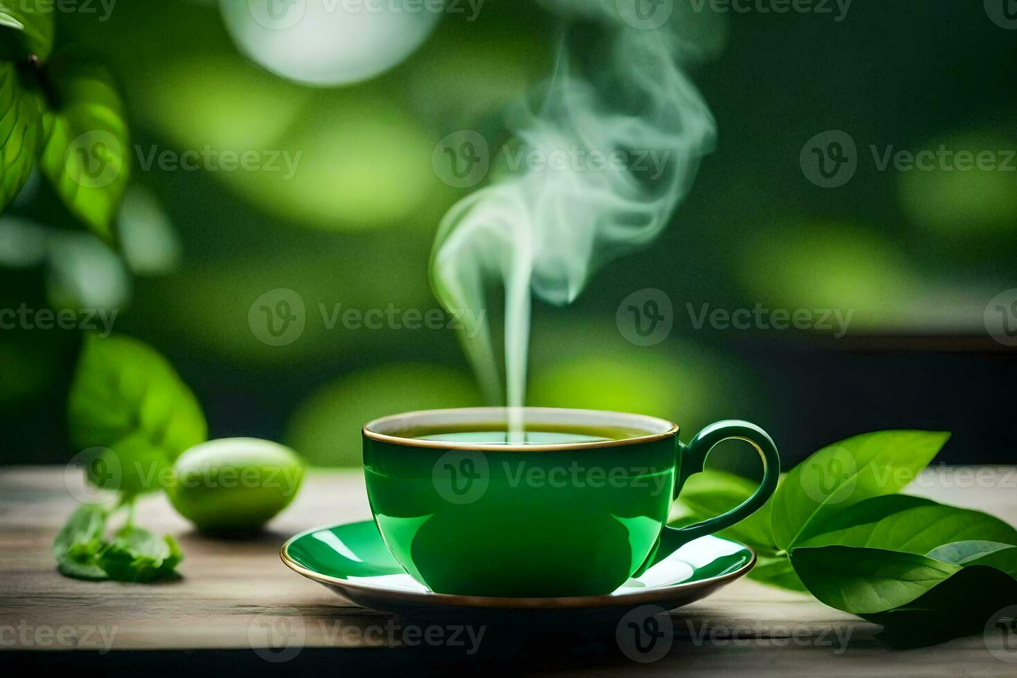 green tea is a great way to get your body in shape. AI-Generated photo