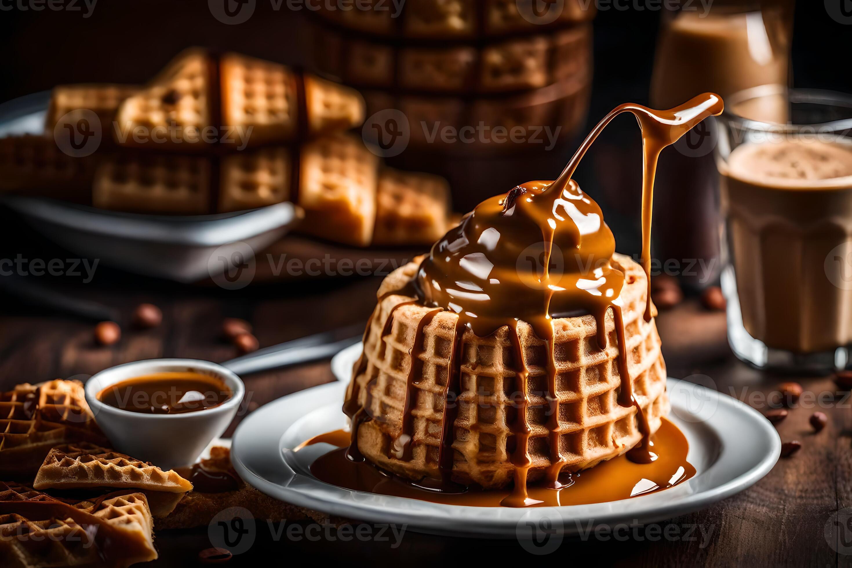 the best waffles in the world. AIGenerated 34835038 Stock Photo at