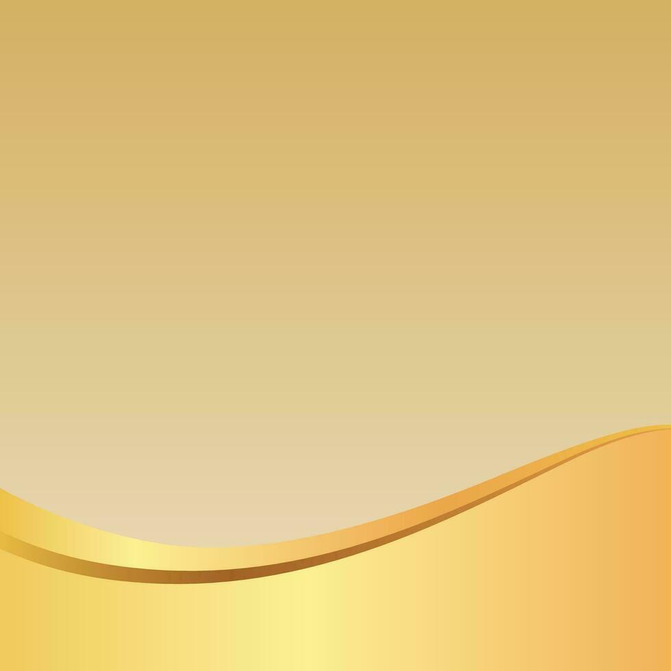 Golden Luxury Background with Elegant Gold Wave. vector