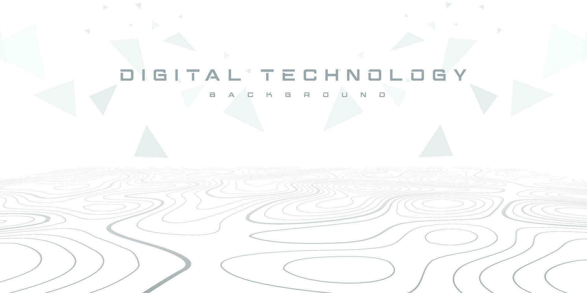 Abstract digital technology hi tech futuristic grey white background, cyber information communication, innovation future tech data, internet network connection, Ai big data line dot, circuit vector 3d