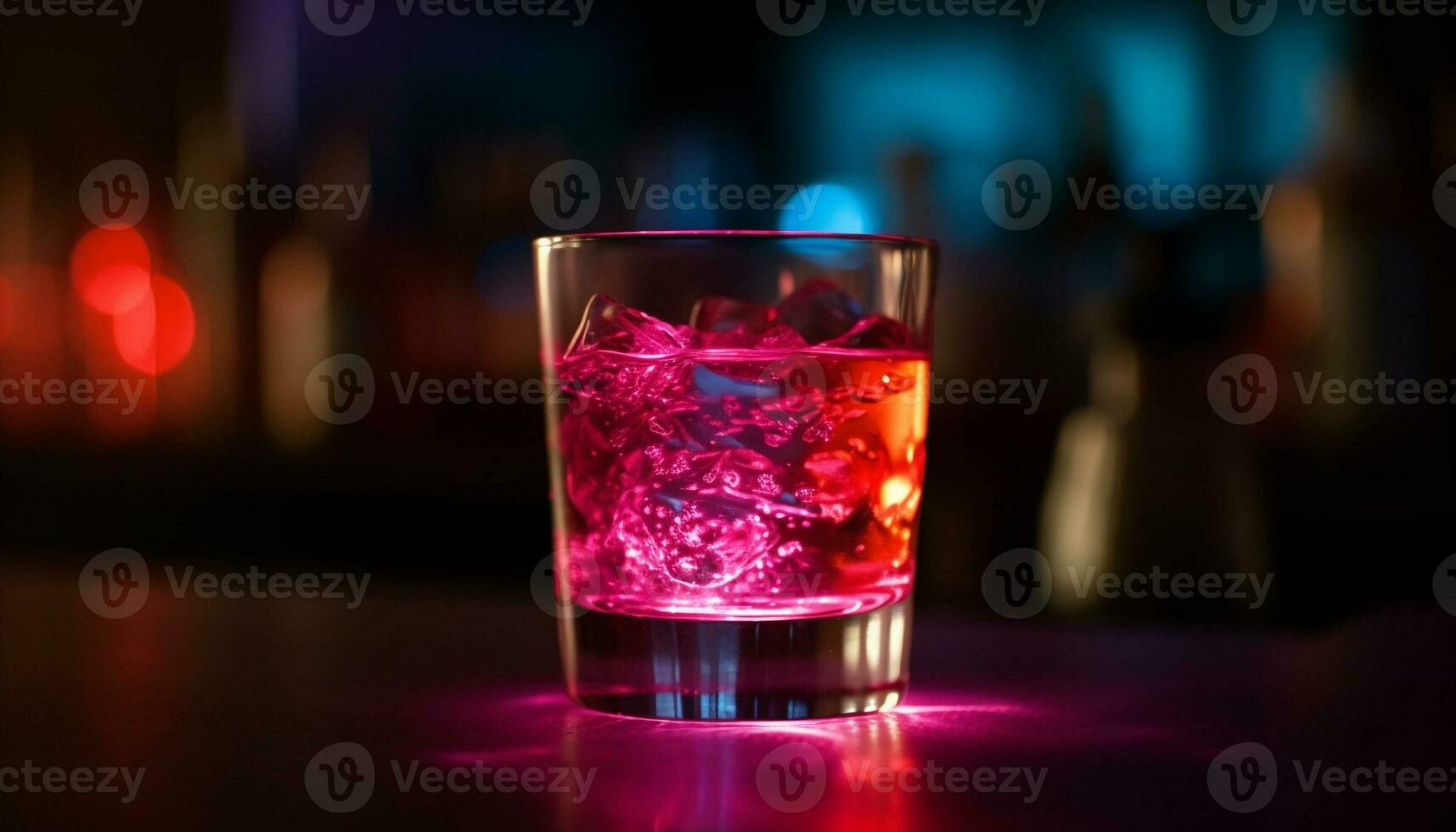 AI generated Multi colored chocolate gift on table with candle generated by AI photo