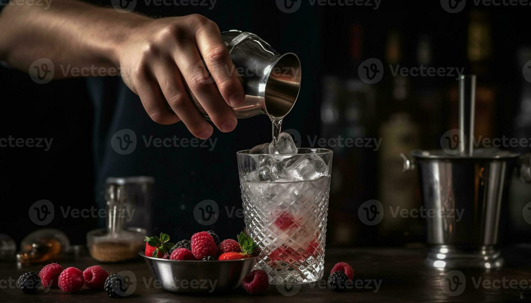 ai generado un oscuro café taza en un de madera mesa, Fresco cafeína generado por ai foto