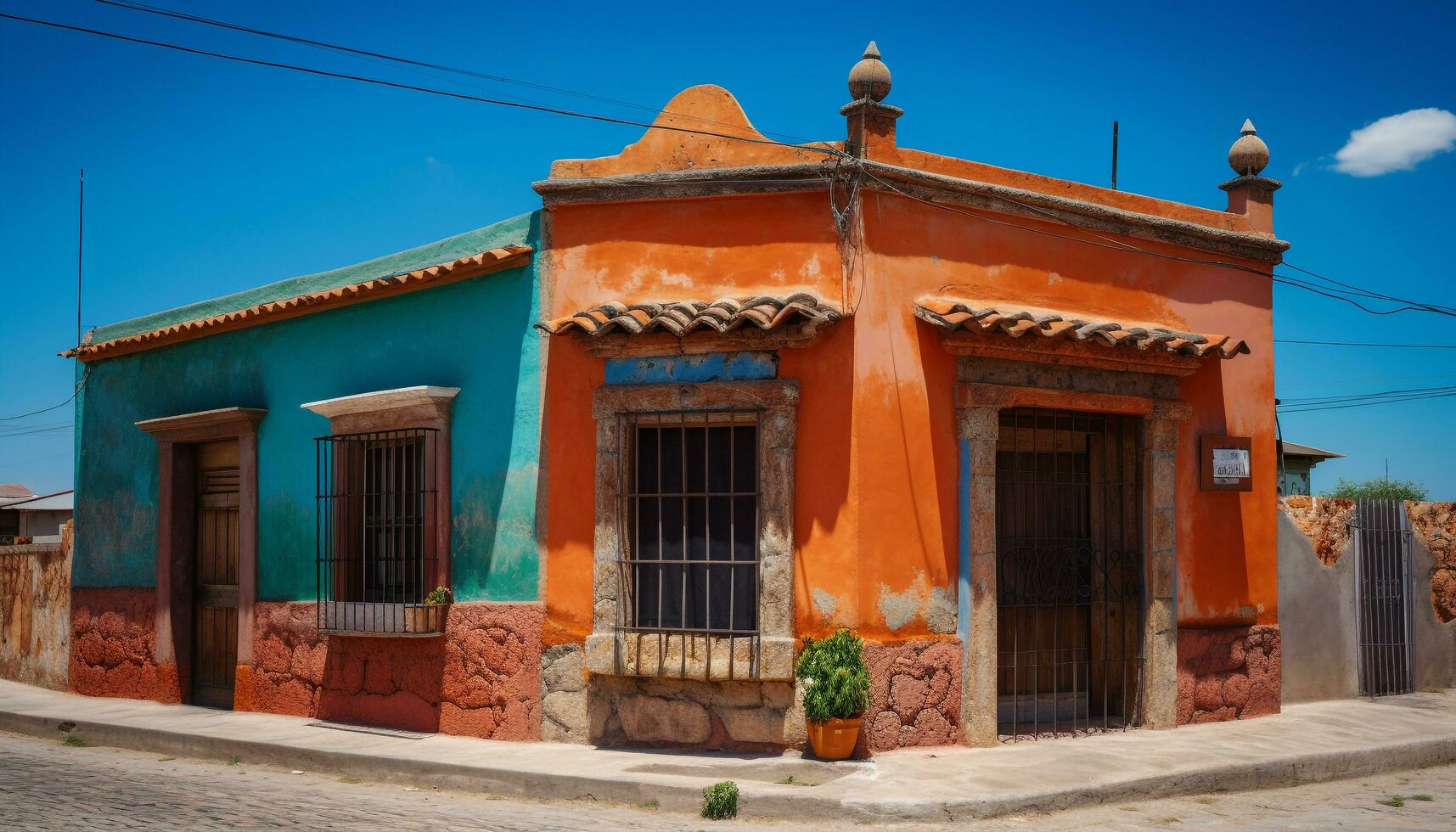 AI generated Freshness and spice in a homemade Mexican vegetarian meal generated by AI photo
