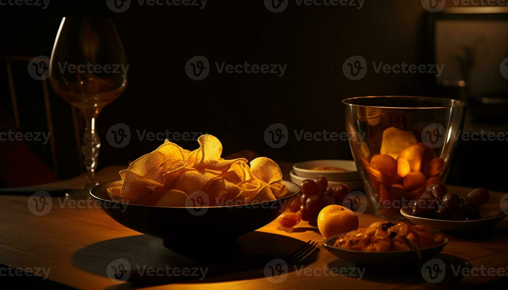 AI generated A gourmet Mexican meal with grilled meat, fresh vegetables, and sauce generated by AI photo