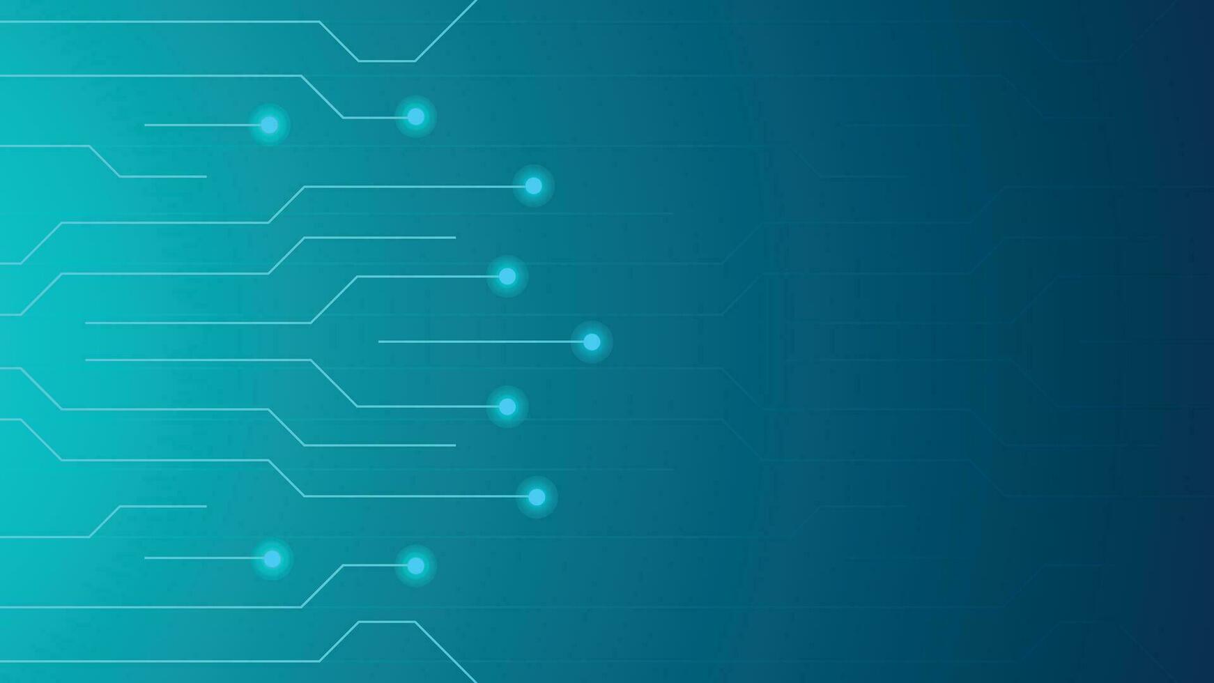 High tech technology abstract circuit background vector