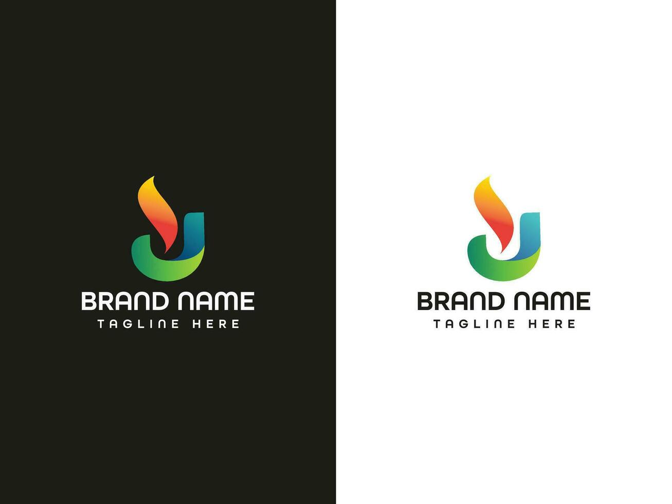 modern minimal logo design vector