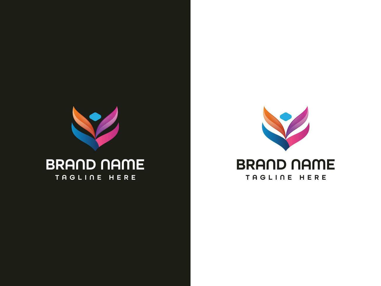 modern minimal logo design vector