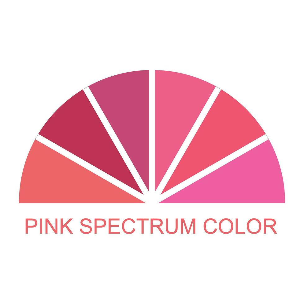 Pink color vector icon for web and mobile design. Vector illustration. Spectrum of pink for color inspiration in our design. Pink color elements