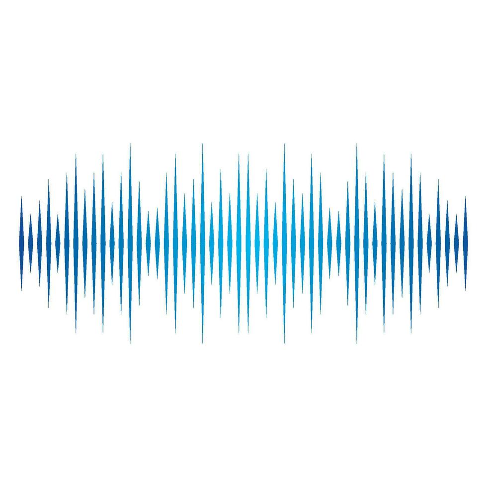 Sound wave music illustration vector