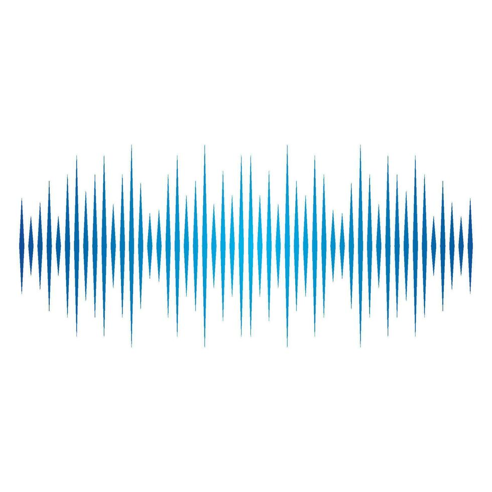 Sound wave music illustration vector