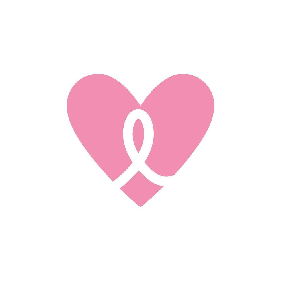 Breast cancer awareness,ribbon logo vector