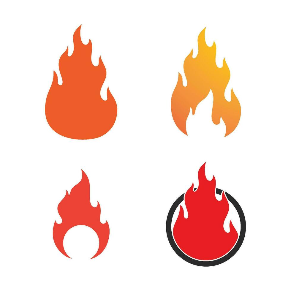 Fire flame Logo vector