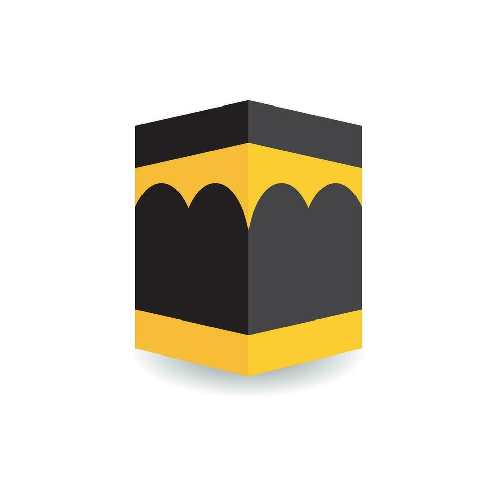 Kaaba illustration flat design vector