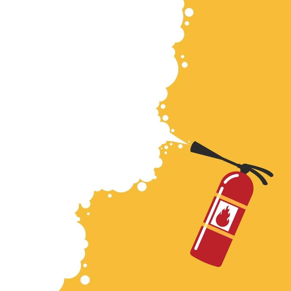 Fire extinguisher icon vector