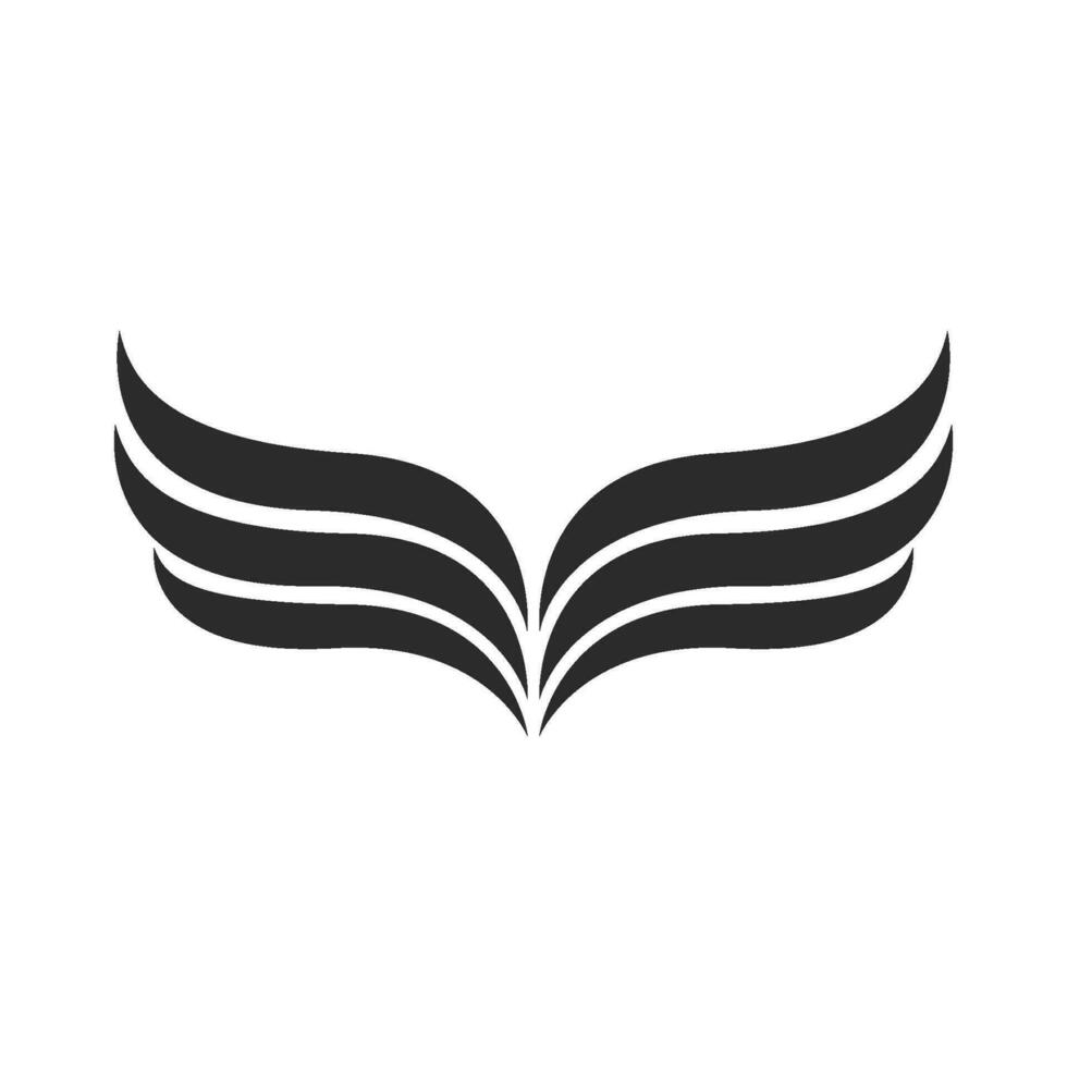 Wing illustration logo icon vector