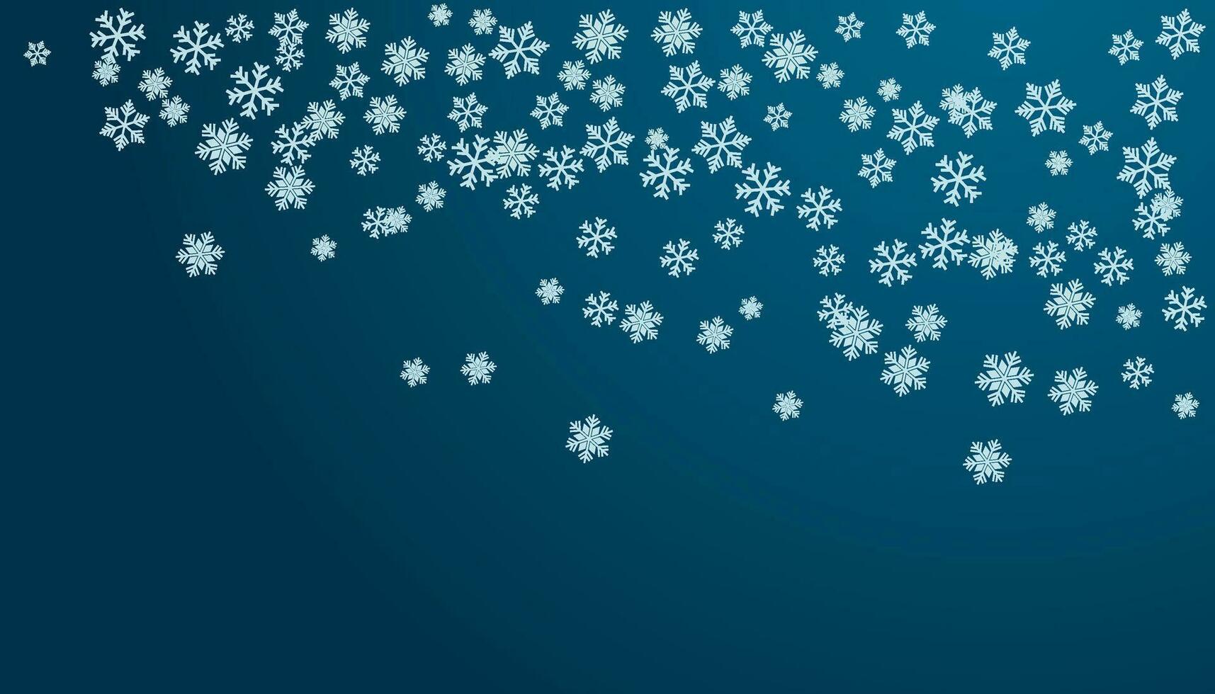 Abstract Snowflakes background vector