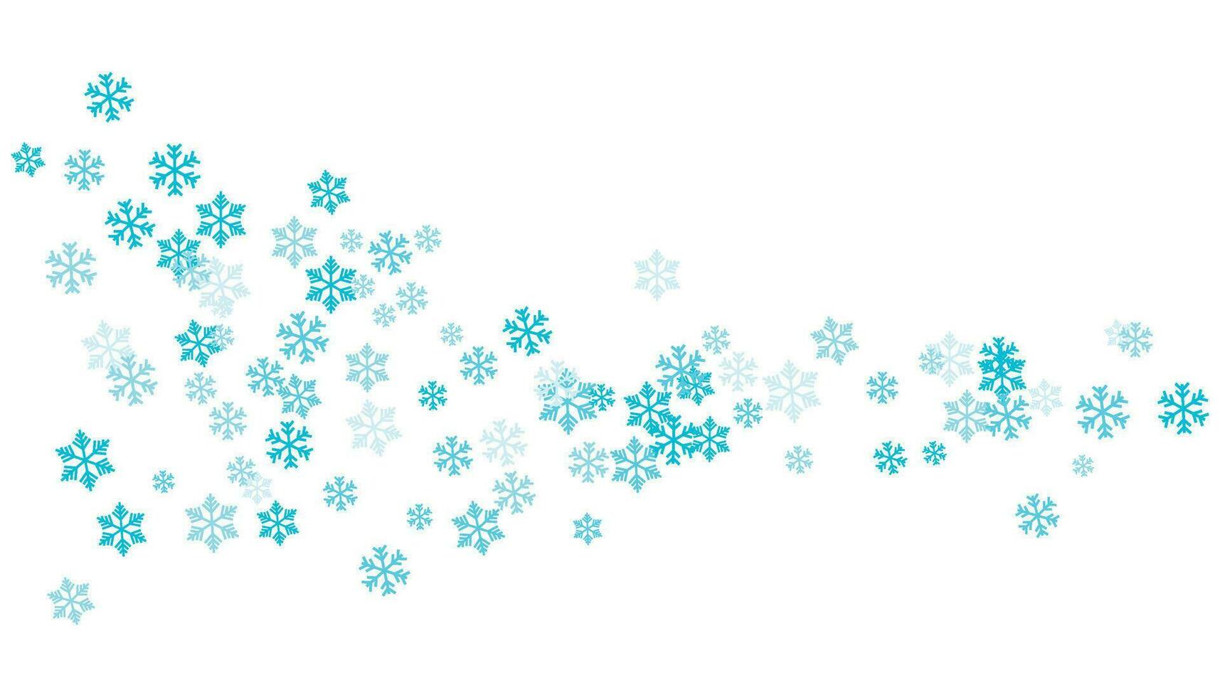 Abstract Snowflakes background vector
