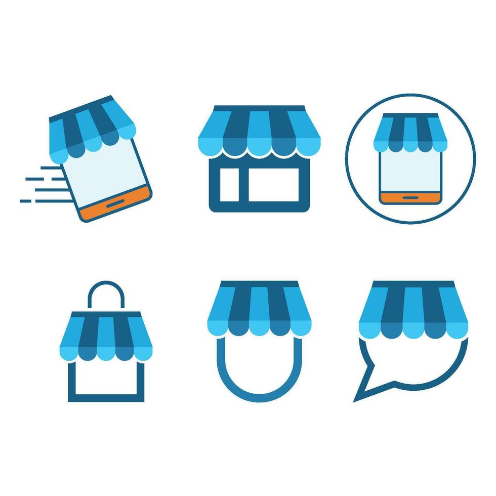 Online Store icon vector