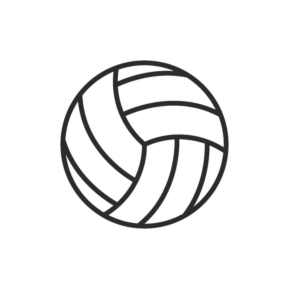 Volley ball logo vector